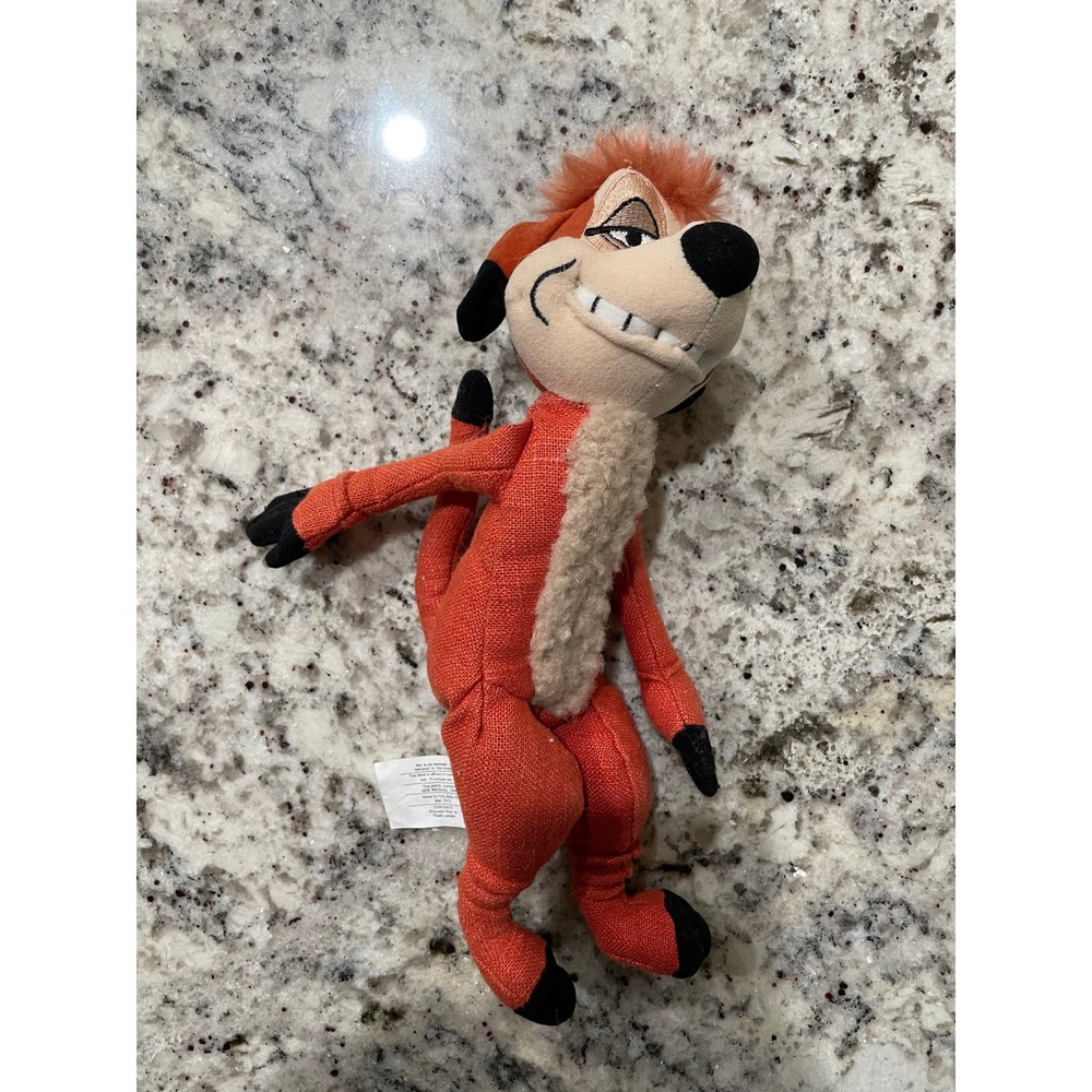 Disney Lion King Broadway Musical Timon Plush Vintage Meerkat Stuffed Animal Toy
